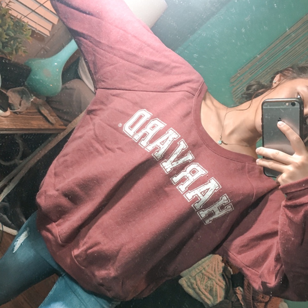 Oversized Harvard Sweatshirt